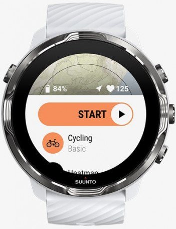 Спортивные часы Suunto 7 White Burgundy (SS050380000)  Фото №5