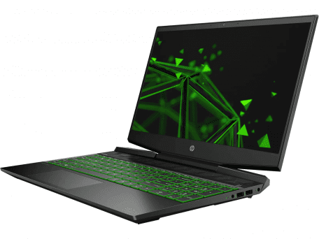 Ноутбук HP Pavilion Gaming 15-dk1022ur Shadow Black/Green Chrome (1N3K9EA)  Фото №1