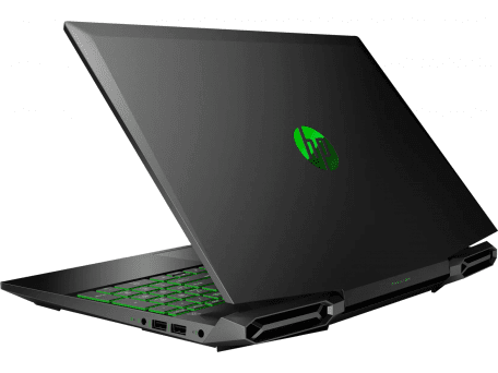 Ноутбук HP Pavilion Gaming 15-dk1022ur Shadow Black/Green Chrome (1N3K9EA)  Фото №2