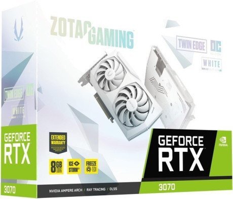 Відеокарта Zotac GAMING GeForce RTX 3070 Twin Edge OC White Edition (ZT-A30700J-10P) LHR!  Фото №6