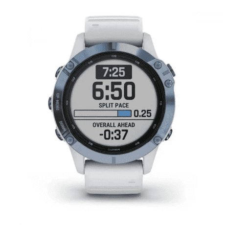 Смарт-часы Garmin Fenix 6 Pro Solar Edition Mineral Blue with Whitestone Band (010-02410-19/18)