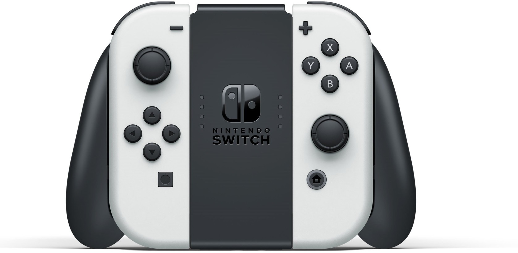 Портативна ігрова приставка Nintendo Switch OLED with White Joy-Con (045496453435)  Фото №1