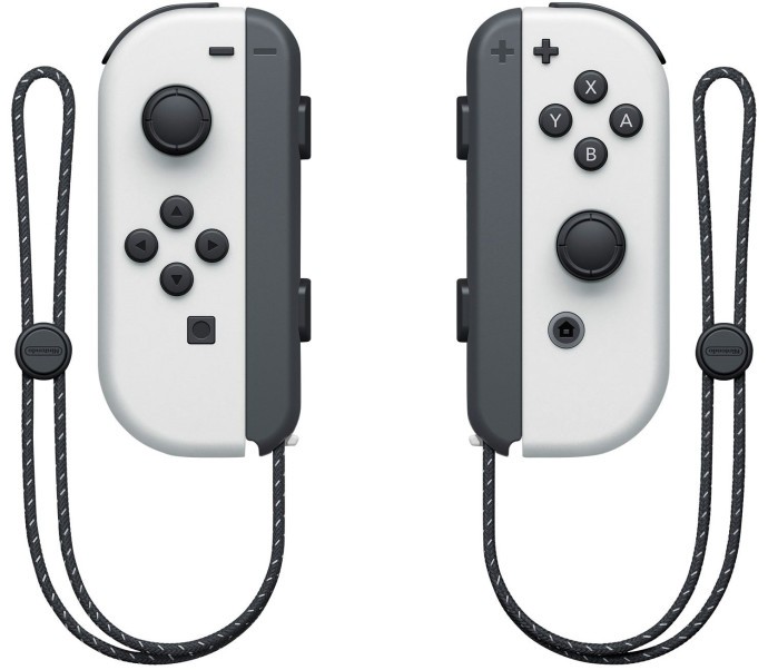 Портативна ігрова приставка Nintendo Switch OLED with White Joy-Con (045496453435)  Фото №3