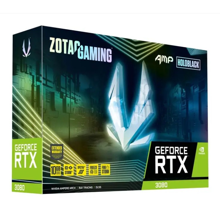 Видеокарта Zotac GAMING GeForce RTX 3080 AMP Holo (ZT-A30800F-10P)  Фото №6