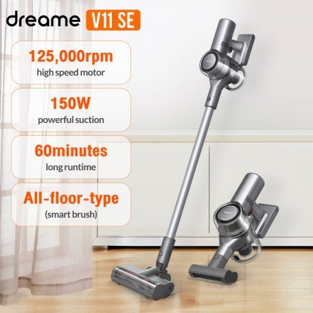 Вертикальный+ручной пылесос (2в1) Dreame Cordless Vacuum Cleaner V11 SE  Фото №0