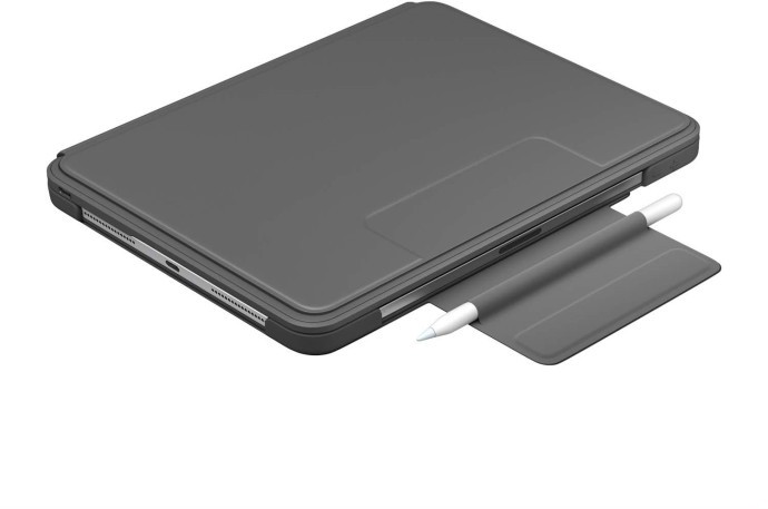 Чохол-клавіатура для планшета Logitech Slim Folio Case з вбудованим Bluetooth Keyboard Carbon Black   Фото №1