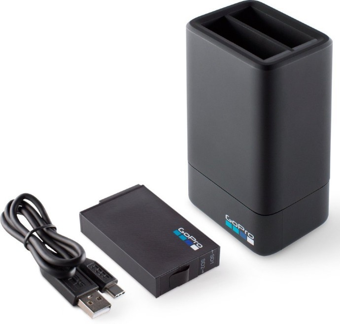 Зарядное Устройство + Аккумулятор GoPro Fusion Dual Battery Charger + Battery ASDBC-001  Фото №1