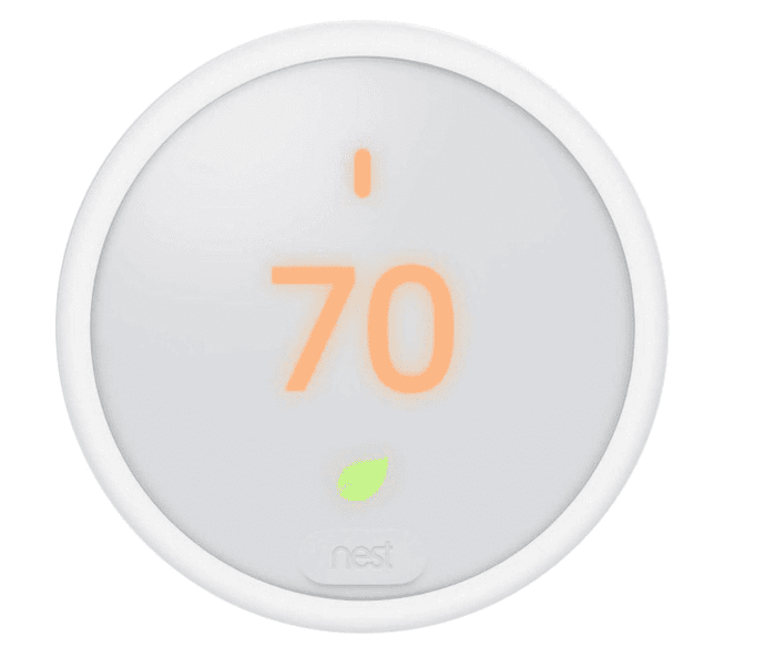 Теплый пол. Терморегулятор Google Nest Smart Thermostat E White (T4000ES)  Фото №1