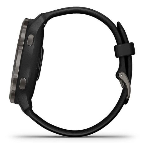 Смарт-годинник Garmin Venu 2 Slate Stainless Steel Bezel with Black Case and Silicone Band (010-02430-11/01)  Фото №4