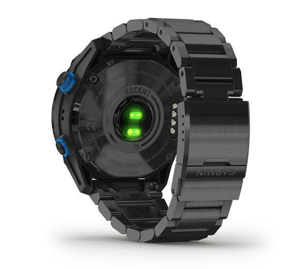 Спортивные часы Garmin Descent Mk2i Bundle Titanium Carbon Grey w. Titanium Band w. Descent T1 (010-02132-12)  Фото №0