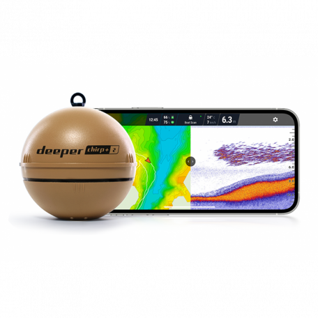 Картплоттер(GPS)-смарт ехолот Deeper Smart Sonar CHIRP+ 2  Фото №2