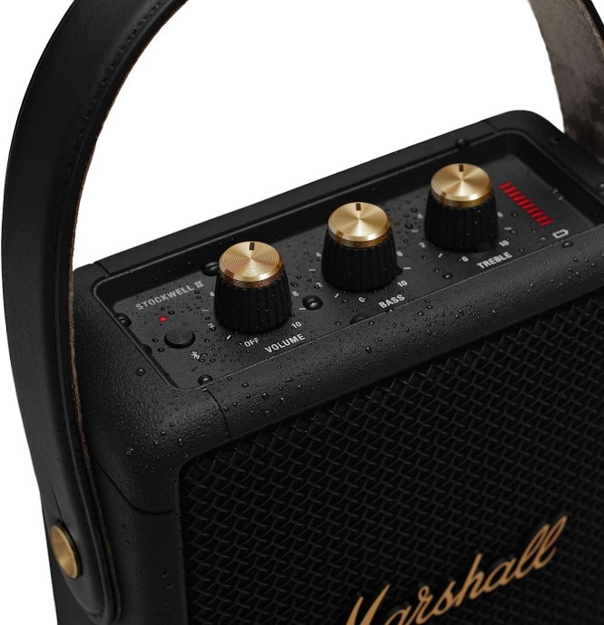 Портативні колонки Marshall Stockwell II Black and Brass (1005544)  Фото №1