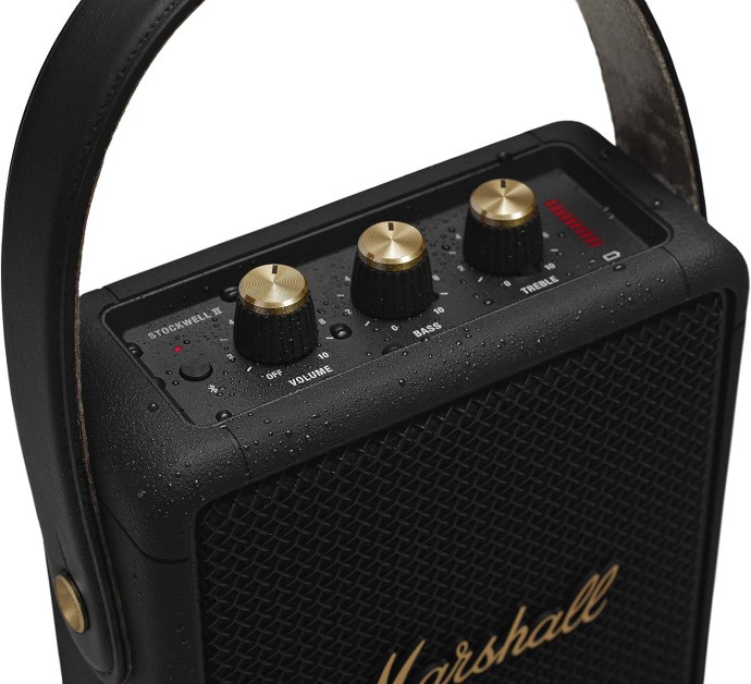 Портативні колонки Marshall Stockwell II Black and Brass (1005544)  Фото №5