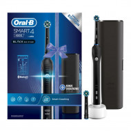 Электрическая зубная щетка Oral-B Smart4 4500 Black Edition + дорожній кейс (D601.525.3X)