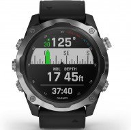 Смарт-годинник Garmin Descent Mk2 Stainless Steel with Black Band (010-02132-00/10)