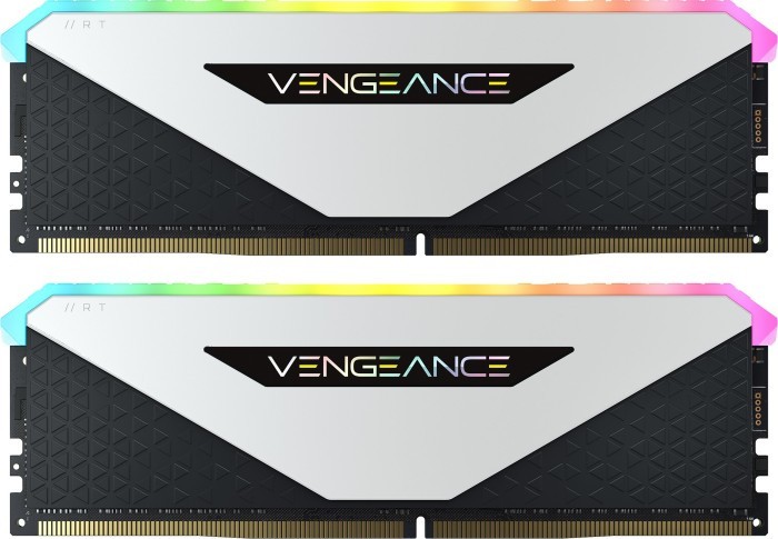 Память для настольных компьютеров Corsair 16 GB (2x8GB) DDR4 3200 MHzVengeance RGB RT (CMN16GX4M2Z3200C16W)  Фото №1