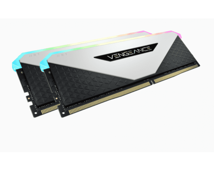 Память для настольных компьютеров Corsair 16 GB (2x8GB) DDR4 3200 MHzVengeance RGB RT (CMN16GX4M2Z3200C16W)  Фото №0