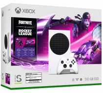 Стационарная игровая приставка Microsoft Xbox Series S 512 GB + Fortnite + Rocket League Bundle (RRS-00034)