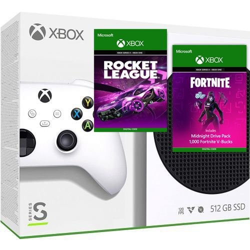 Стаціонарна ігрова приставка Microsoft Xbox Series S 512 GB + Fortnite + Rocket League Bundle (RRS-0  Фото №6