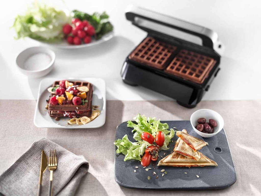 Бутербродница-Вафельниця Delonghi MultiGrill Easy SW12BC.S  Фото №3