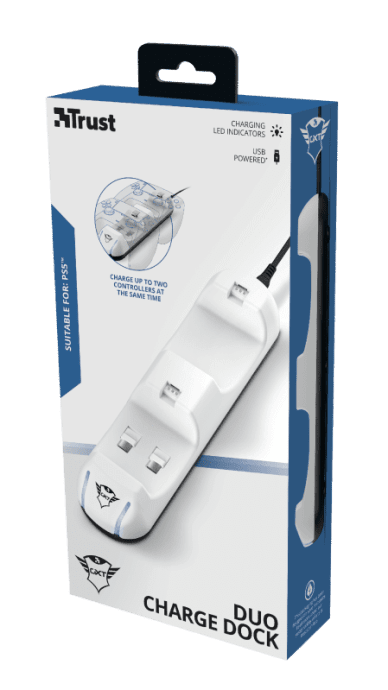Зарядное устройство для геймпада Trust GXT 251 Duo Charging Dock for PS5 (24173)  Фото №4