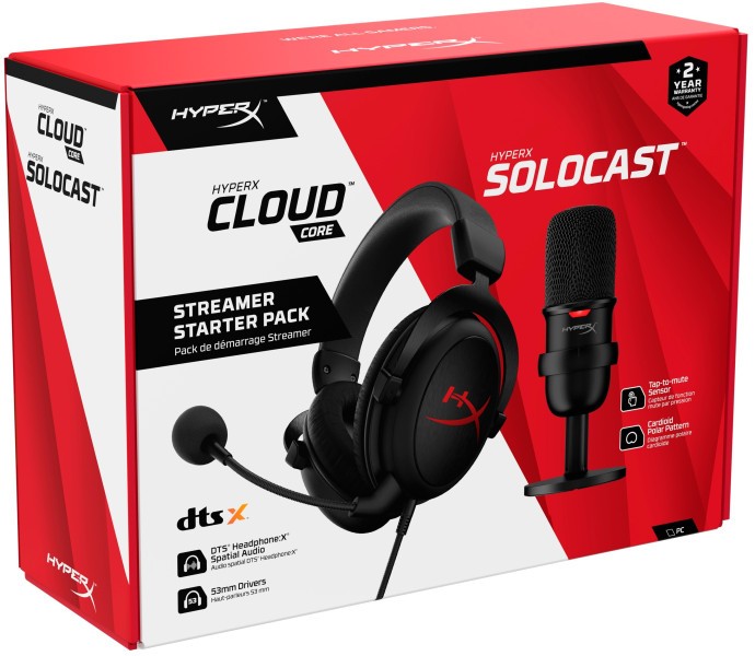 Навушники з мікрофоном HyperX Streamer Starter Pack (HBNDL0001)
