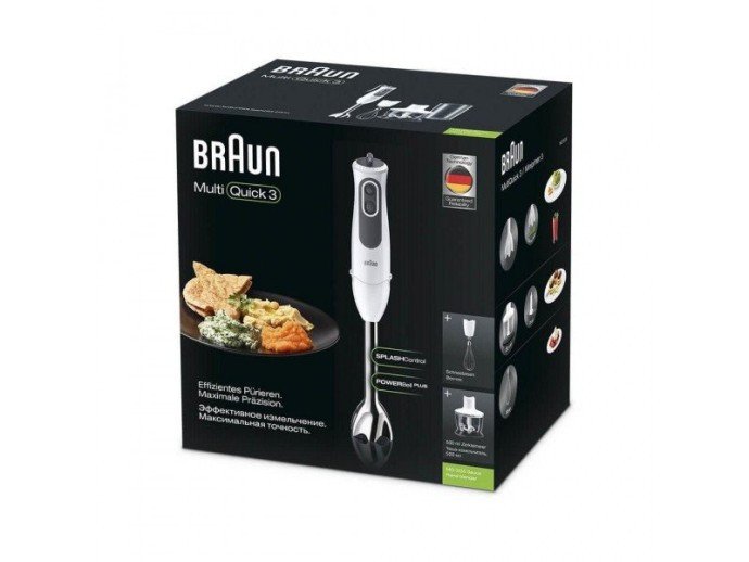 Занурюваний блендер Braun MQ 3135 WH Sauce  Фото №2
