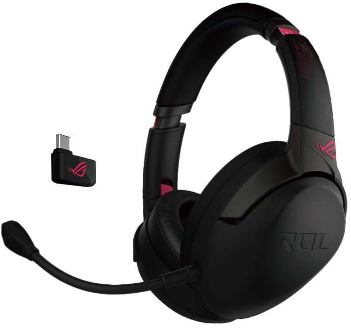 Комп&#039;ютерна гарнітура ASUS ROG Strix Go 2.4 ELECTRO PUNK (90YH02P1-B3UA00)  Фото №1