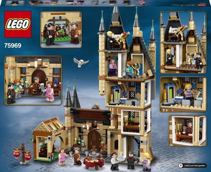 Блочный конструктор LEGO Harry Potter Астрономическая башня Хогвартса 971 деталь (75969)  Фото №9