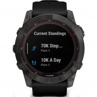 Смарт-годинник Garmin Fenix 7X Sapphire Solar Carbon Gray DLC Titanium with Black Band (010-02541-10/11/34)