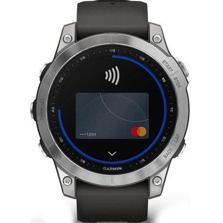Смарт-часы Garmin Fenix ??7 Sчасы Garmin Fenix 7 Silver with Graphite Band (010-02540-00/01) 
