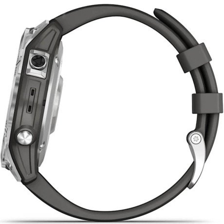 Смарт-часы Garmin Fenix ??7 Sчасы Garmin Fenix 7 Silver with Graphite Band (010-02540-00/01)   Фото №4
