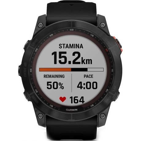 Смарт-годинник Garmin Fenix 7X Solar Slate Gray with Black Band (010-02541-00/01)  Фото №0