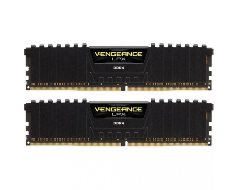 Пам&#039;ять для настільних комп&#039;ютерів Corsair 16 GB (2x8GB) DDR4 3200 MHz Vengeance LPX Black (CMK16GX4  Фото №0