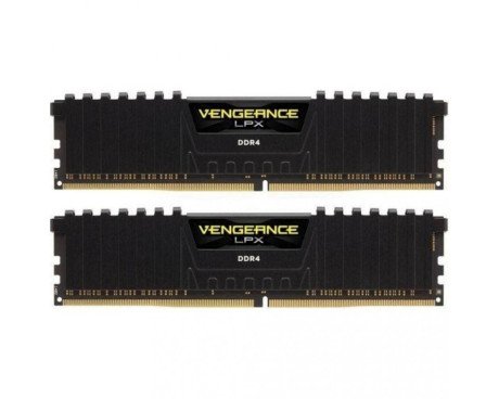 Пам&#039;ять для настільних комп&#039;ютерів Corsair 16 GB (2x8GB) DDR4 3200 MHz Vengeance LPX Black (CMK16GX4M2Z3200C16)  Фото №0