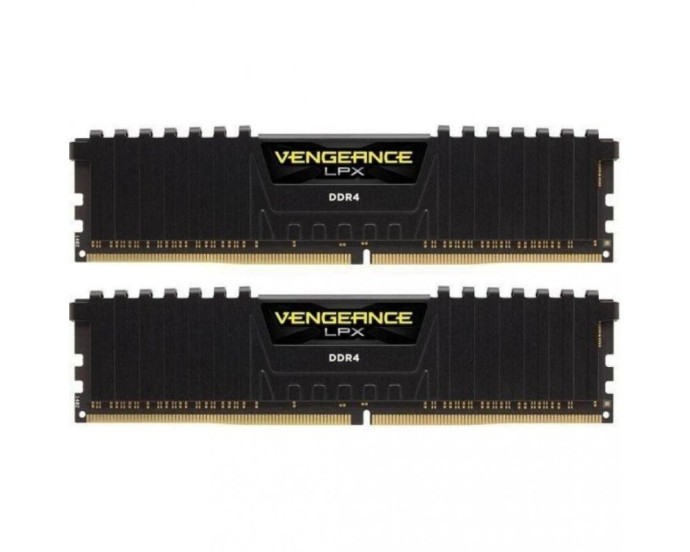 Память для настольных компьютеров Corsair 16 GB (2x8GB) DDR4 3200 MHz Vengeance LPX Black (CMK16GX4M2Z3200C16)  Фото №0
