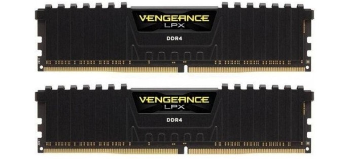 Память для настольных компьютеров Corsair 16 GB (2x8GB) DDR4 3200 MHz Vengeance LPX Black (CMK16GX4M2Z3200C16)  Фото №2