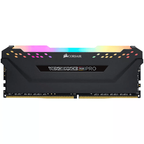 Пам&#039;ять для настільних комп&#039;ютерів Corsair 32 GB (4x8GB) DDR4 3600 MHz Vengeance RGB Pro Black (CMW32GX4M4D3600C18)  Фото №1