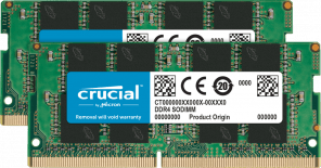 Пам&#039;ять для ноутбука Crucial RAM 32GB Kit (2x16GB) DDR4 3200MHz CL22 (or 2933MHz or 2666MHz) CT2K16G