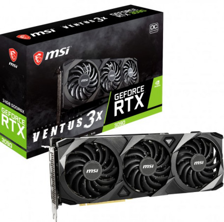 Відеокарта MSI GeForce RTX 3090 VENTUS 3X 24G OC  Фото №8