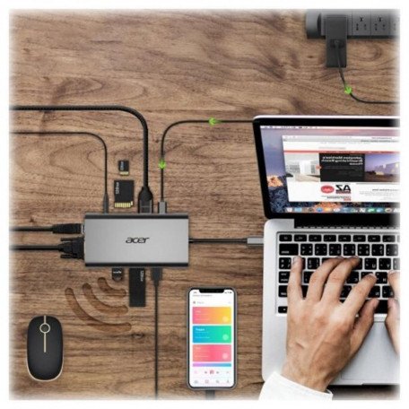 Док-станция для ноутбука Acer 7-in-1 Type-C Dongle (HP.DSCAB8)  Фото №2