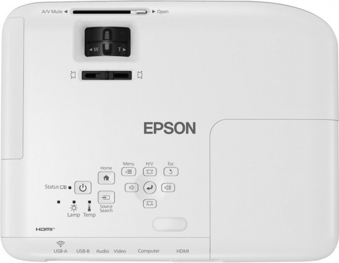 Мультимедійний проектор Epson EB-X06 (V11H972040)  Фото №3