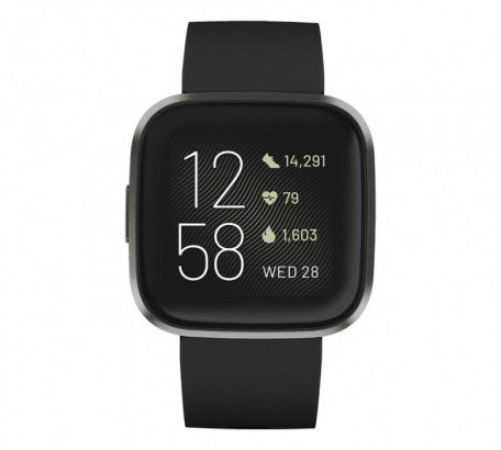 Смарт-годинник Fitbit Versa 2 Black (FB507BKBK)  Фото №2