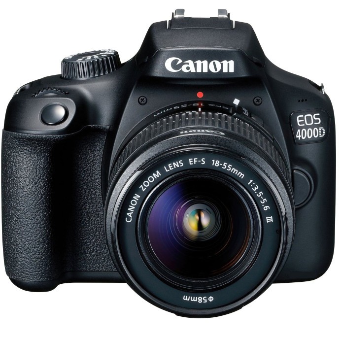Дзеркальний фотоапарат Canon EOS 4000D kit (18-55 + 75-300)