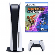 Стационарная игровая приставка Sony Playstation 5 825GB Ratchet &amp; Clank: Rift Apart Bundle