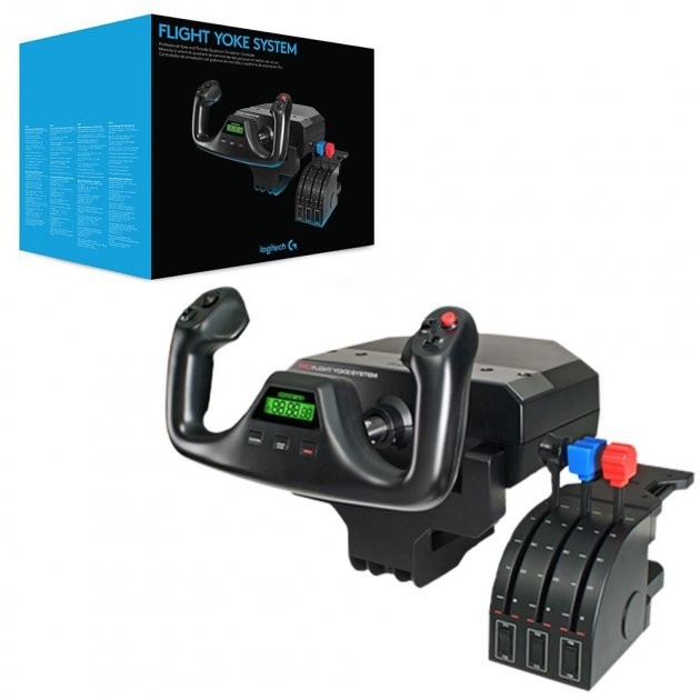 Кермо Logitech G Saitek Pro Flight Yoke System (945-000004)  Фото №1
