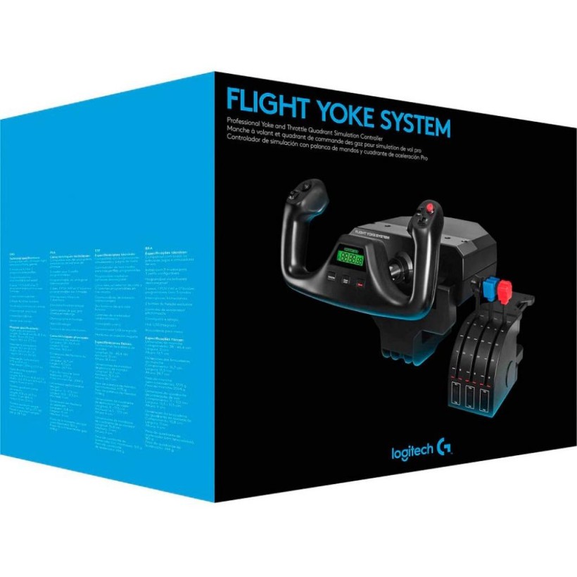 Кермо Logitech G Saitek Pro Flight Yoke System (945-000004)  Фото №5