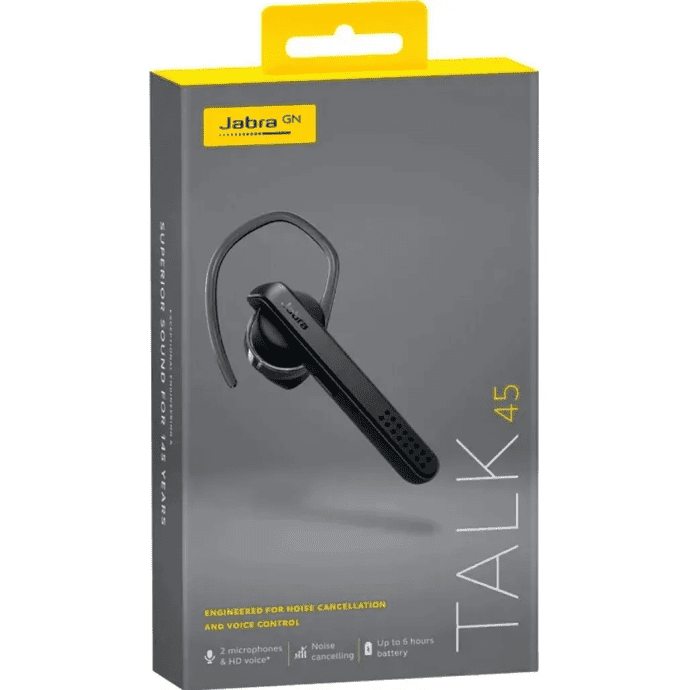 Bluetooth-гарнитура Jabra Talk 45 Black (100-99800902)  Фото №0