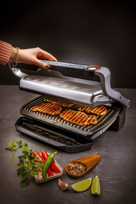 Электрогриль прижимной Tefal OptiGrill+ XL GC724D12  Фото №5