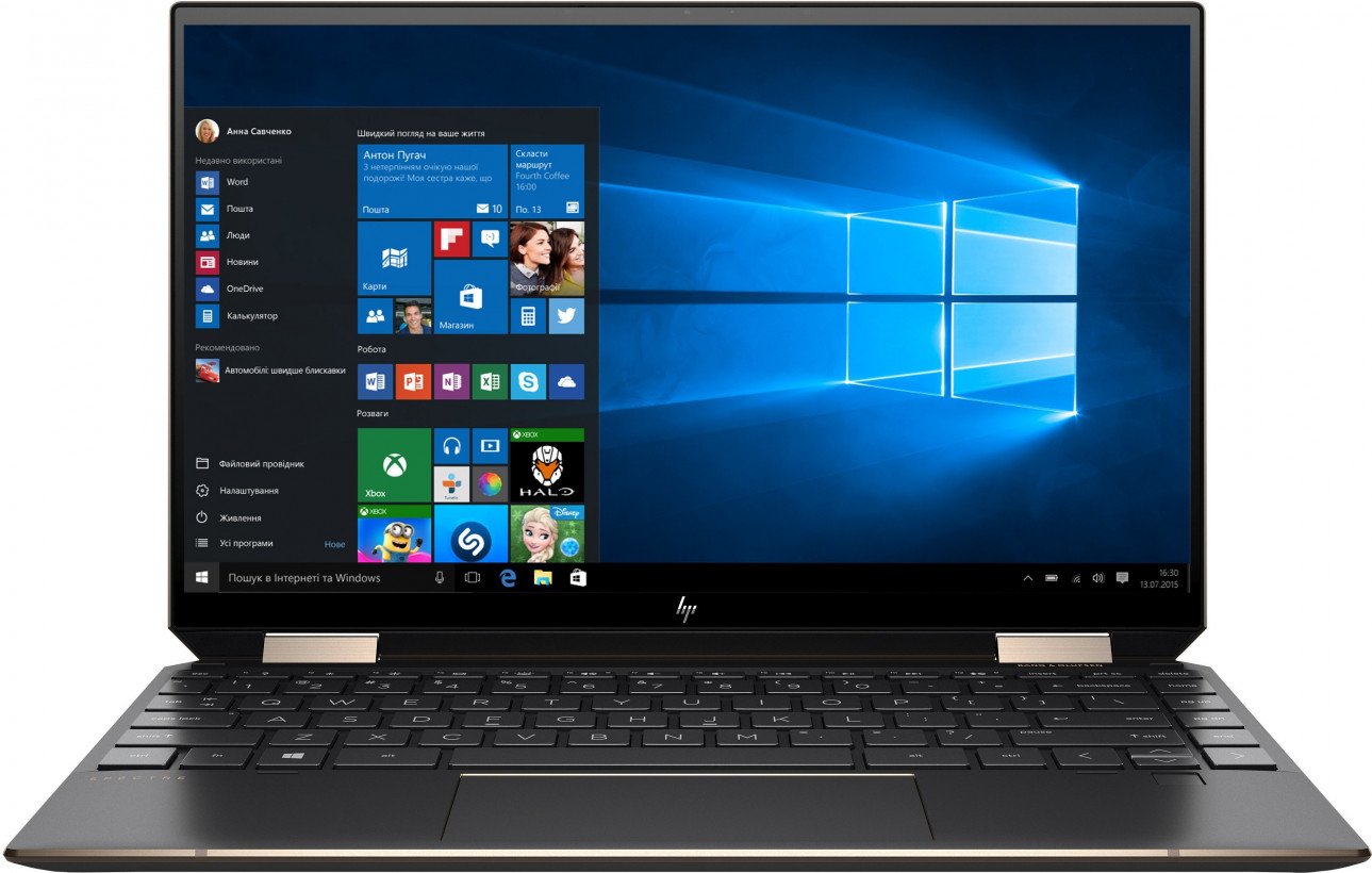 Ультрабук HP Spectre x360 13-aw2013ur Black (2S7M7EA)